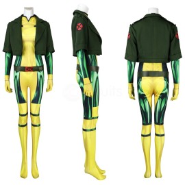 X-Men 97 Rogue Cosplay Costumes Anna Marie Cosplay Suit