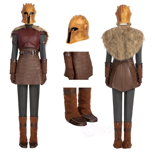 The Mandalorian Cosplay Costume Vest Pants Cloak NO Armor - Foto 2