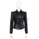 2021 Movie Cruella de Vil Black Leather Cosplay Costume