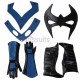 Batman Arkham City Nightwing Cosplay Costume Jumpsuit with Eye Mask