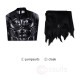 Forever Bruce Thomas Wayne Cosplay Costume Black Jumpsuit