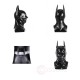 Forever Bruce Thomas Wayne Cosplay Costume Black Jumpsuit