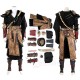 Black Myth Wukong Ebongold Silk Robe Cosplay Costumes