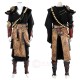 Black Myth Wukong Ebongold Silk Robe Cosplay Costumes