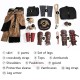 Black Myth Wukong Ebongold Silk Robe Cosplay Costumes