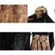 Black Myth Wukong Ebongold Silk Robe Cosplay Costumes