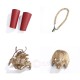 Black Myth Wukong Ebongold Silk Robe Cosplay Costumes