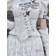 Madhouse Distressed Fishbone Waist Belt for Gothic Style