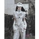 Madhouse Distressed Fishbone Waist Belt for Gothic Style