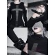 Shadow Stalker Gothic Faux Wool Base Layer Shirt