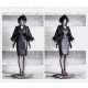 Shadow Stalker Gothic PU Leather Coat with Faux Fur Cape