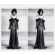 Shadow Stalker Gothic Bodycon Cami Dress with Mermaid Hem
