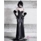 Shadow Stalker Gothic Bodycon Cami Dress with Mermaid Hem