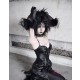 Shadow Stalker Gothic Bodycon Cami Dress with Mermaid Hem
