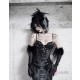 Shadow Stalker Gothic Bodycon Cami Dress with Mermaid Hem