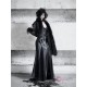 Shadow Stalker Gothic Bodycon Cami Dress with Mermaid Hem