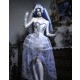Corpse Bride Halloween Gothic Corset Top with Petticoat