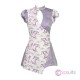 Dragon Wisteria Qipao-Inspired Romper Jumpsuit