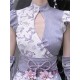 Dragon Wisteria Qipao-Inspired Romper Jumpsuit