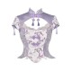 Dragon in Wisteria Japanese Princess Sleeve Dress