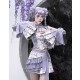 Dragon in Wisteria Japanese Princess Sleeve Dress