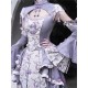 Dragon in Wisteria Japanese Princess Sleeve Dress
