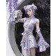 Dragon Wisteria Elegant Crop Top