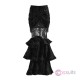 Gothic Mermaid High-Waist Skirt