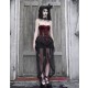 Blood Supply Alice Dark Gothic Corset and Lace-Up Set in Red
