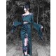 Evil Snake Wide Sleeves Kimono Style Dress Set