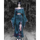 Evil Snake Wide Sleeves Kimono Style Dress Set