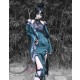 Evil Snake Wide Sleeves Kimono Style Dress Set
