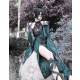 Evil Snake Wide Sleeves Kimono Style Dress Set