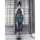 Evil Snake Qipao Style Slit Dress