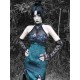 Evil Snake Qipao Style Slit Dress