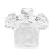 God's Redemption Qipao Style Puff Sleeve Top