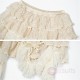 Blood Supply Sparkling Diamonds Ruffled Bow Lace-Up Irregular Gothic Elegant Lolita Skirt & Corset Set