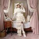 Blood Supply Winter Gala Knit Cape With Multi-Layered Dress Skirt