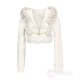 Blood Supply Winter Gala Knit Cape With Multi-Layered Dress Skirt