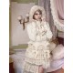 Blood Supply Winter Gala Knit Cape With Multi-Layered Dress Skirt