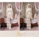 Blood Supply Winter Gala Knit Cape With Multi-Layered Dress Skirt