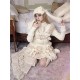 Blood Supply Winter Gala Knit Cape With Multi-Layered Dress Skirt