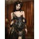 Blood Supply Golden Hour Baroque Corset Gown Elegant Vintage Lace Dress