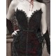 Blood Supply Romantic Goth Neckline Vampire Mermaid Dress