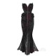 Blood Supply Romantic Goth Neckline Vampire Mermaid Dress