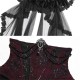 Blood Supply Gothic Corset Top with Lace Mesh Yarn Trailing Skirt Set