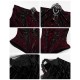 Blood Supply Gothic Corset Top with Lace Mesh Yarn Trailing Skirt Set