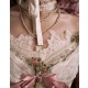 Blood Supply Edwardian Antique Blouse With Lace Classic Elegant Lolita Long Skirt