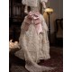 Blood Supply Rococo Duchess Fishbone Corset With Vintage Long Train Half Skirt