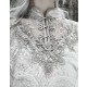 Blood Supply Gothic Lolita OP Dress White Qi Lolita One Piece Dress